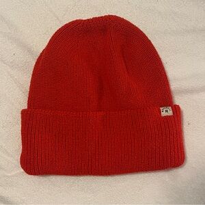 Red Madewell Knit Beanie